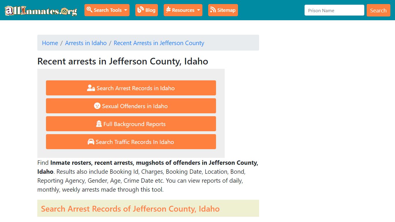 Recent arrests in Jefferson County, Idaho | Mugshots, Rosters, Inmates ...